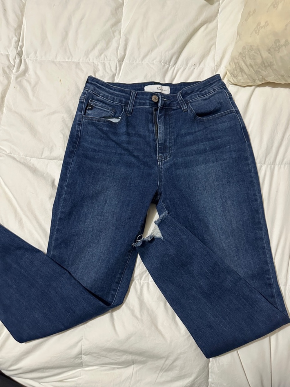 KanCan Women's Dark Blue Skinny Jeans
